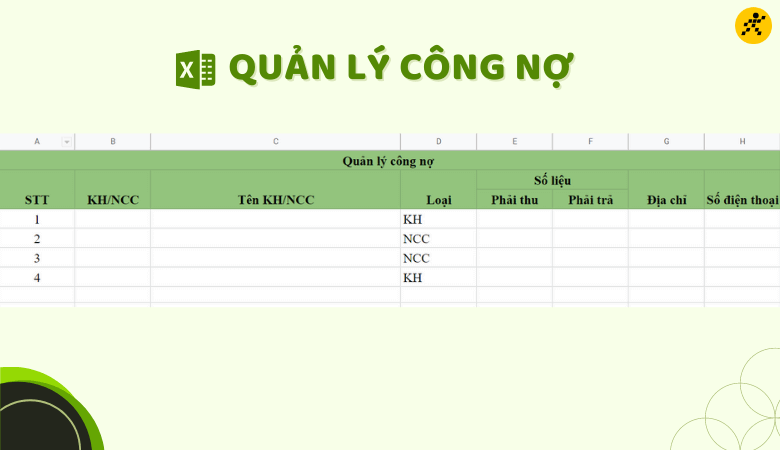 Quản lý bán hàng online bằng Excel