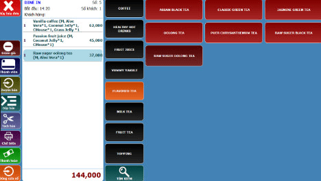 Phần mềm tính tiền Tuki Milktea