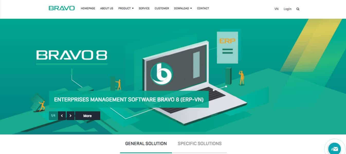 Phần mềm quản trị sản xuất ERP Bravo