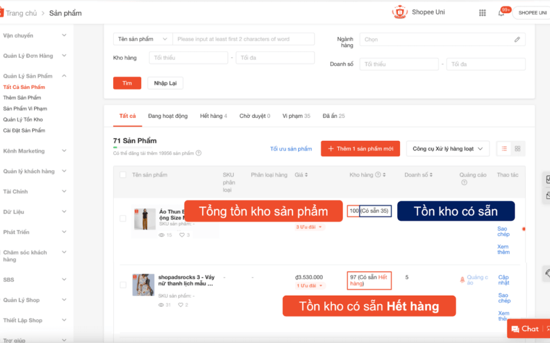 Quản lý tồn kho trên Shopee: Bí quyết hiệu quả cho doanh nghiệp nhỏ