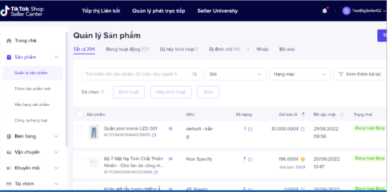 cách đăng sản phẩm lên tiktok shop